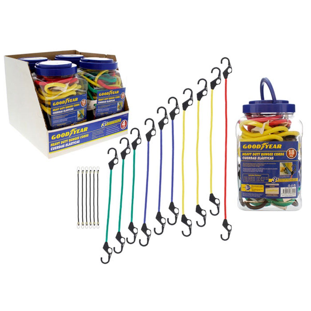 GOODYEAR - Cuerda elástica pulpo para equipaje Goodyear