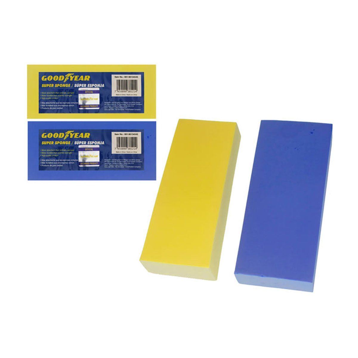 GOODYEAR - Esponja para lavar auto 2 unidades Goodyear