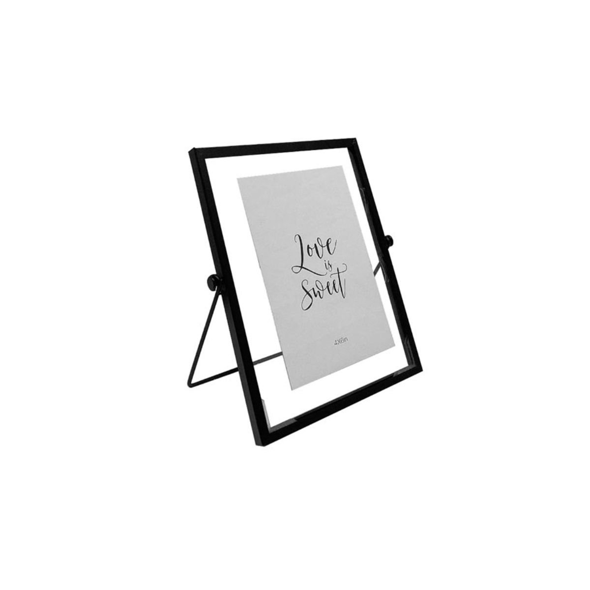 GENERICO - Portaretratos 10x15CM Love is Sweet Negro