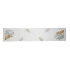 MIRO - Camino de mesa 33x1.75cm Dorado-Blanco-Plateado