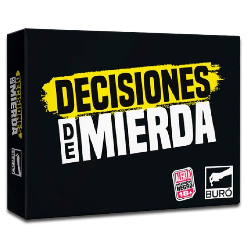 ASMODEE - Juego de fiestas +18 Decisiones de Mierda