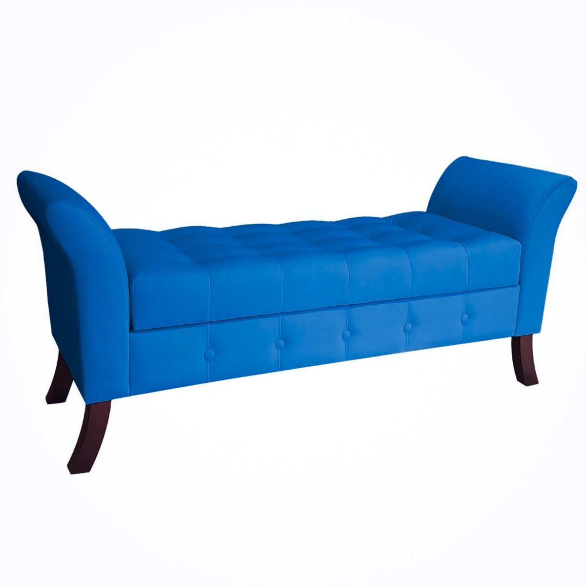 GENERICO - Banqueta Baúl Regatta Color Azul Rey