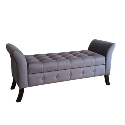 Imagen 2 del producto Banqueta Baúl Regatta Color Gris Oscuro