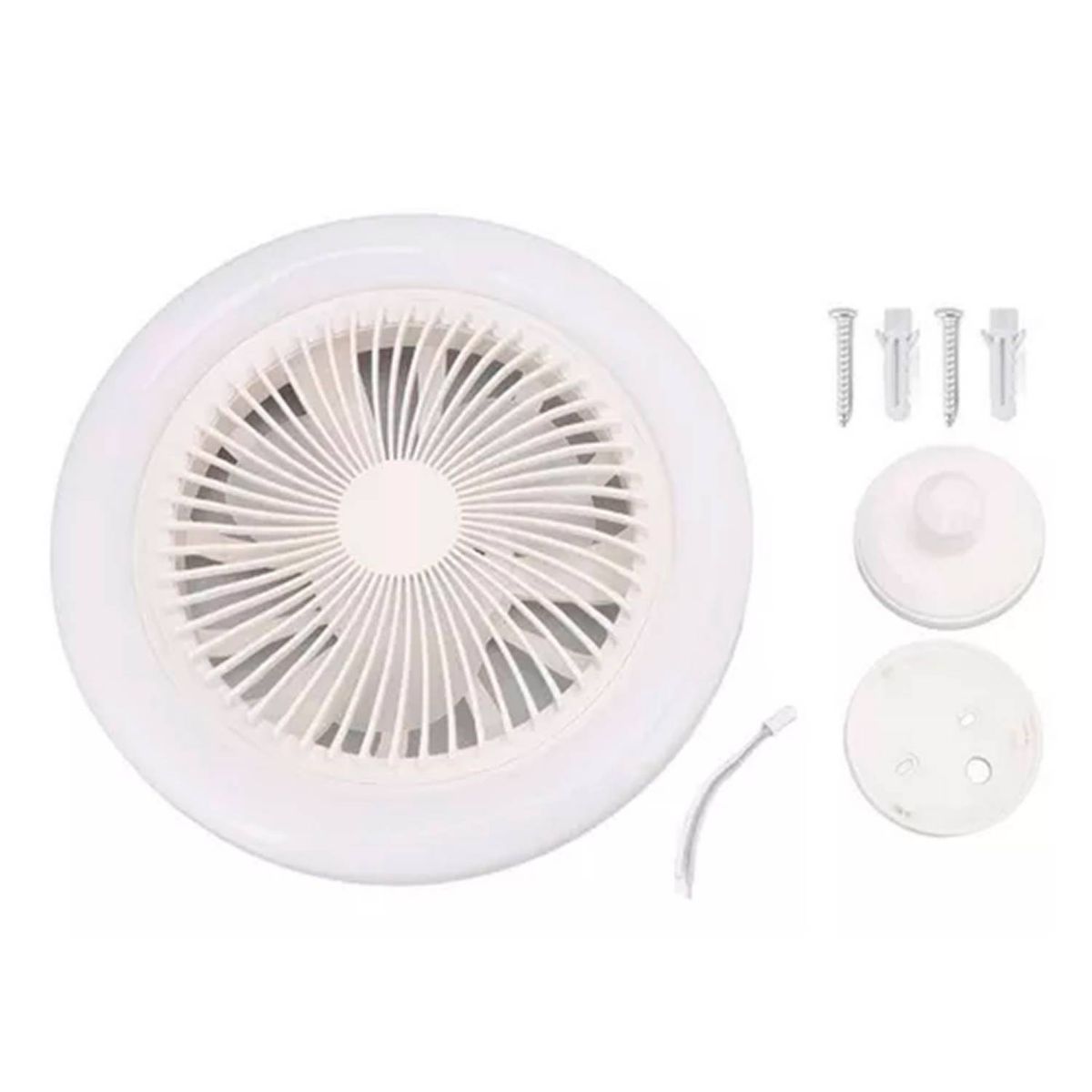 GENERICO - Foco Led Ventilador Multifunción De Techo 30w E27 220v
