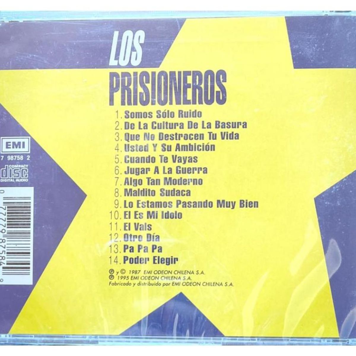 HITWAY MUSIC - LOS PRISIONEROS - LA CULTURA DE LA BASURA - CD HITWAY MUSIC