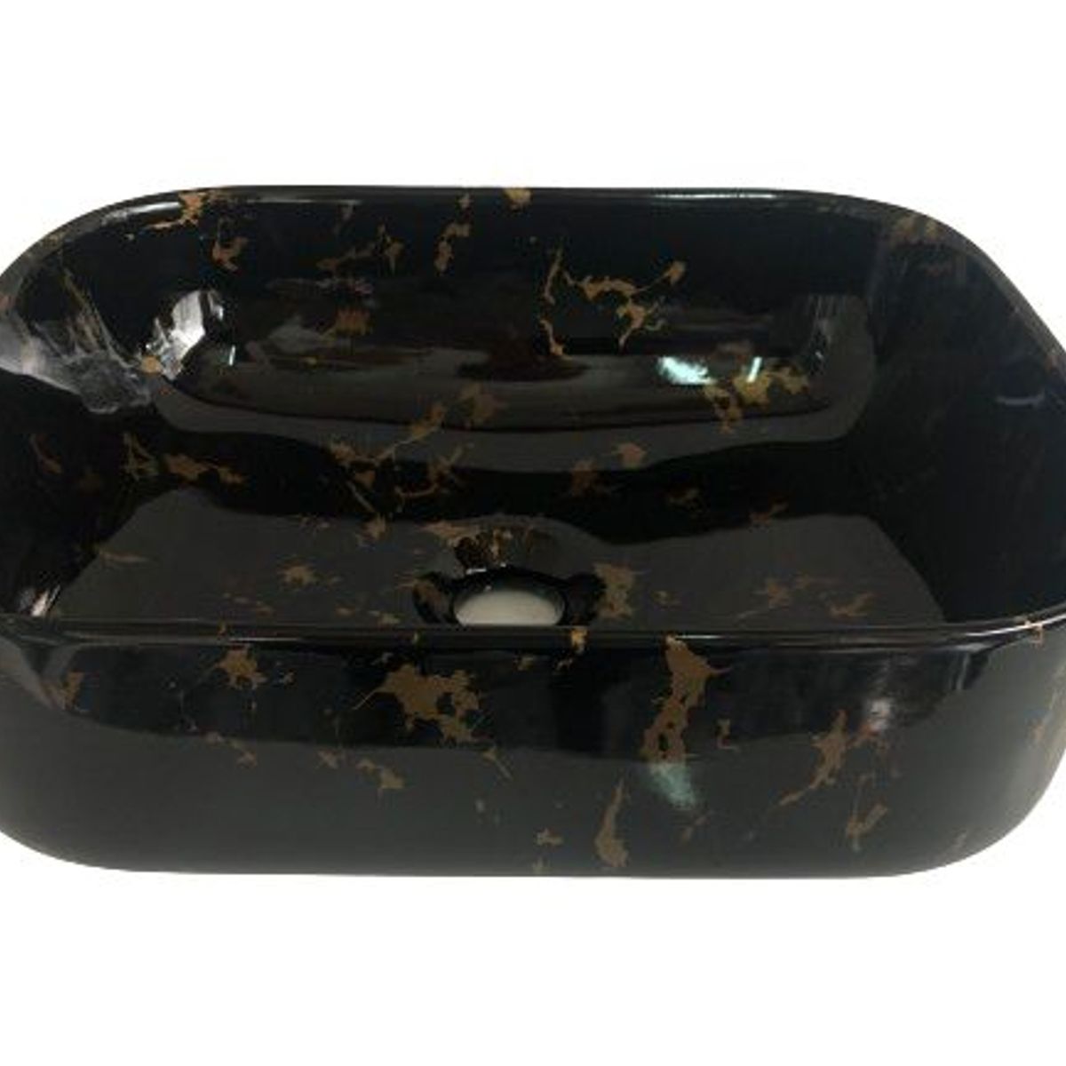 GENERICO - Lavamanos sobreponer Koru Designs Autumn Leaves 40 x 30 x 14 cm