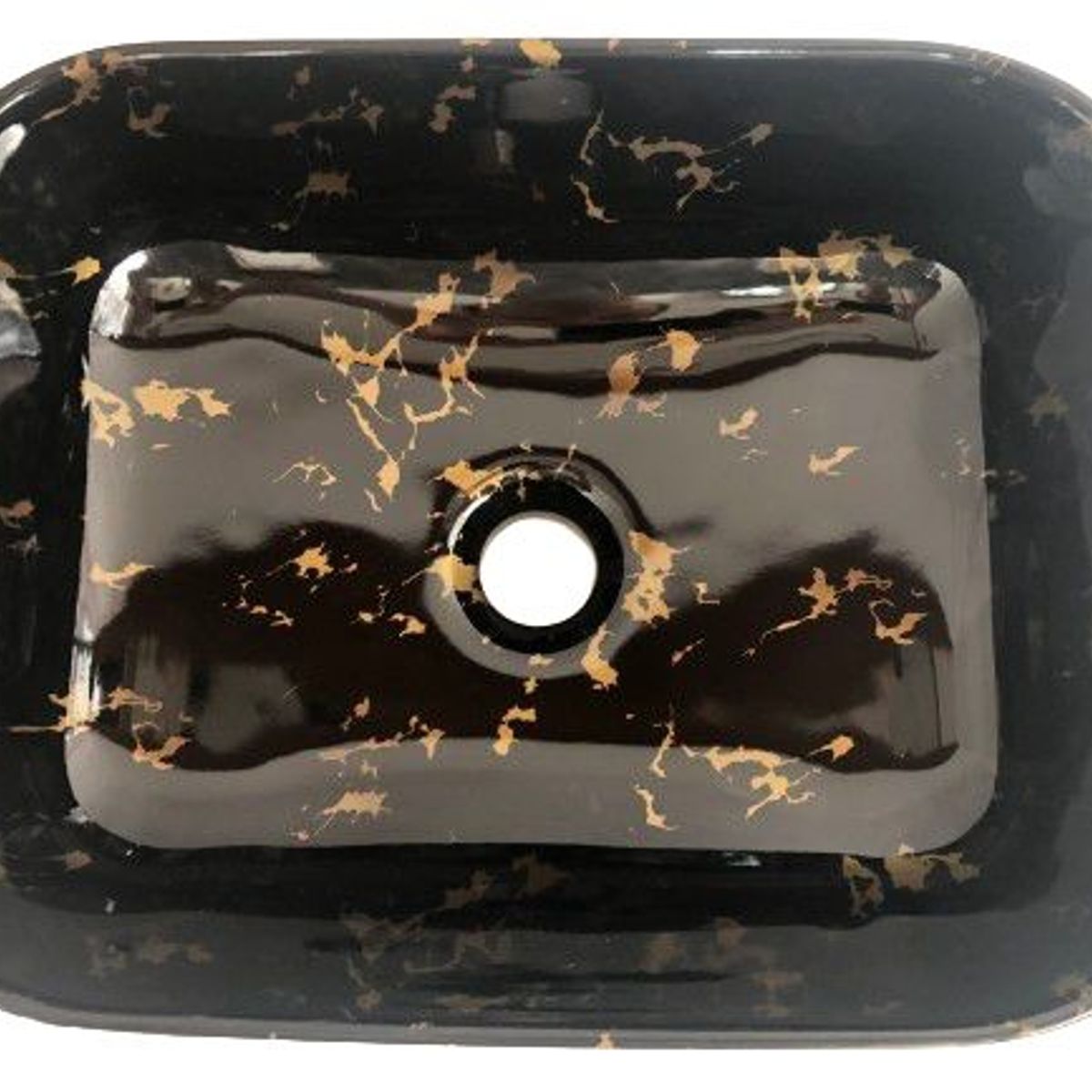 GENERICO - Lavamanos sobreponer Koru Designs Autumn Leaves 40 x 30 x 14 cm