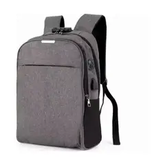 GENERICO - Ordenador Mochila Impermeable Antirrobo Con Puerto Usb