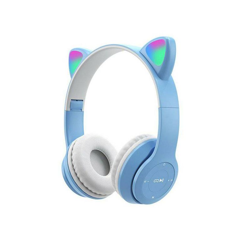 Audifonos Orejas De Gato - Celeste