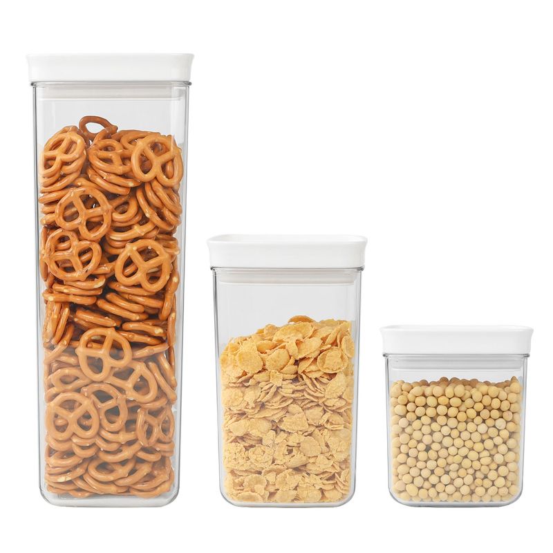 DANNY HOME - Set 3 Contenedores Hermeticos Para Cocina Danny Home