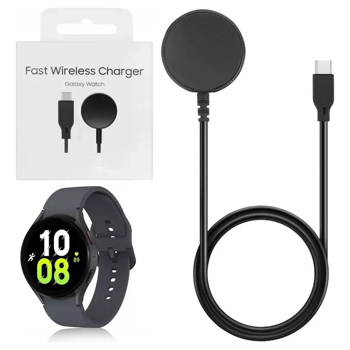 KUANGYE - Cargador Usb - C Magnetico Para Reloj Samsung Galaxy Watch