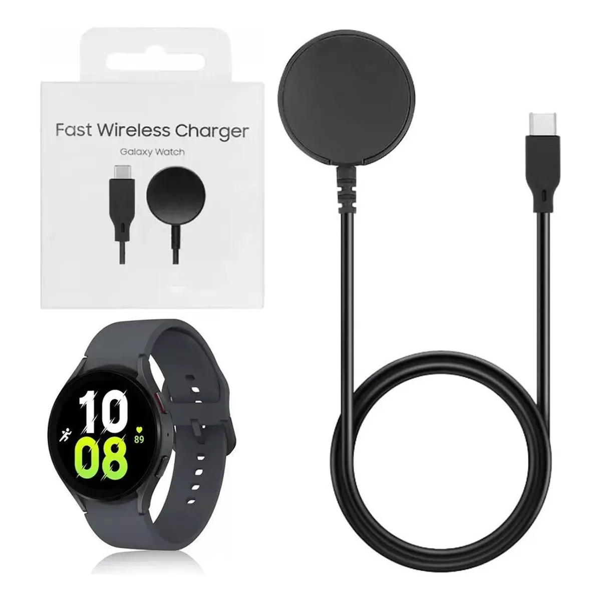 KUANGYE - Cargador Usb - C Magnetico Para Reloj Samsung Galaxy Watch