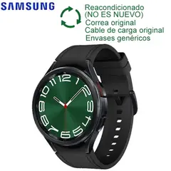 SAMSUNG - Galaxy Watch 6 Classic 47mm Negro Reacondicionado(Semi Nuevo)