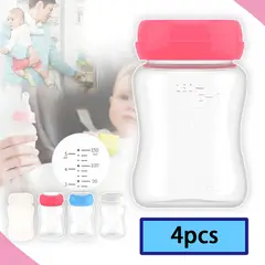 EDWINAYY - Botellas De Almacenamiento De Leche Materna 4 Unidades