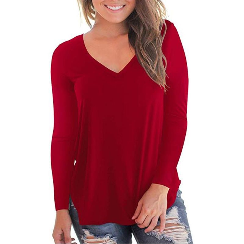 EDWINAYY - Polera Manga Larga Mujer Primera Capa Inviernotejido Suave