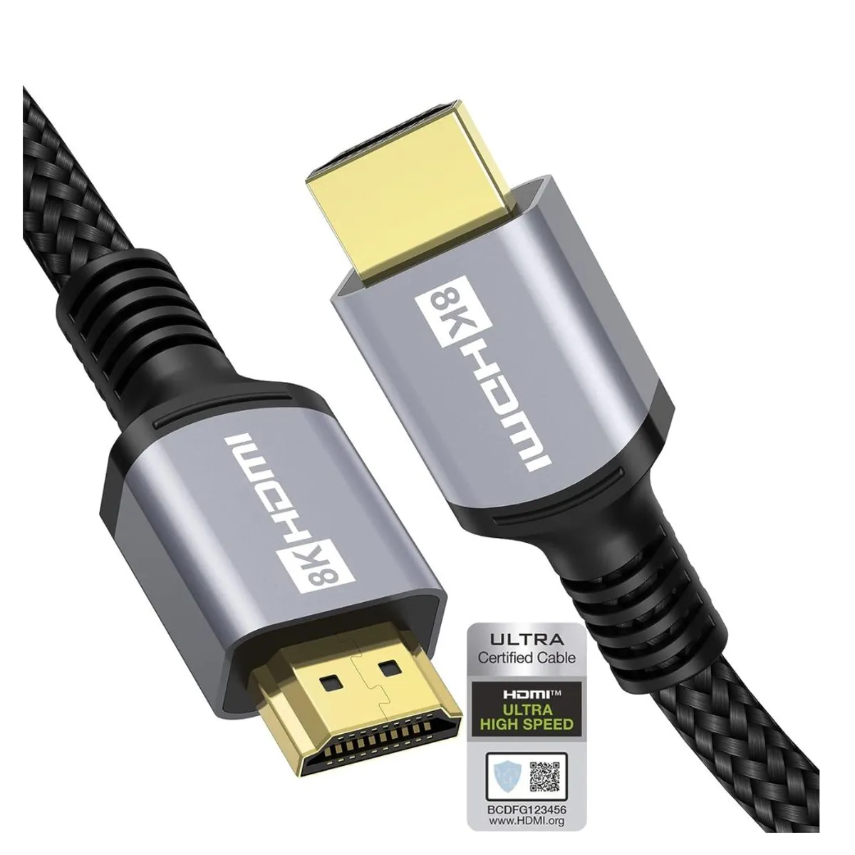 BAZUCA - Cable Hdmi 8k 2.1 Hdr 5 Metros 48gbps 8k 10k 60hz 4k 120hz