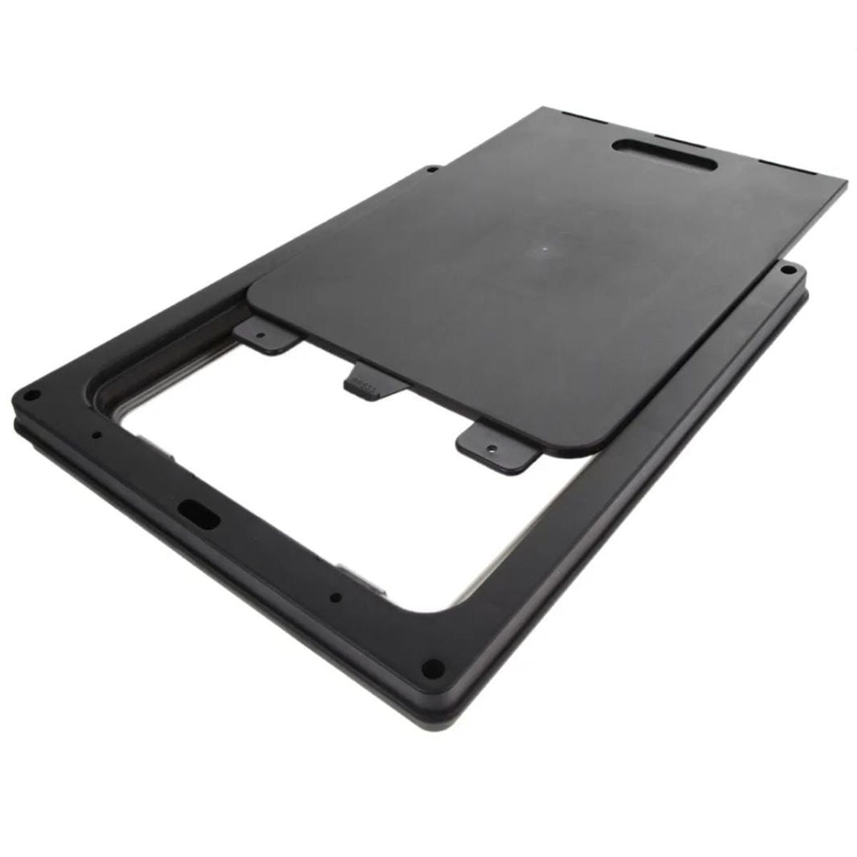 GENERICO - Puerta Xxl Negro Para Gato Perro Mascota, interno 37 x 29 Cm