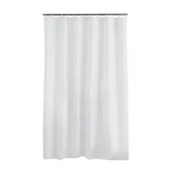 OEM - Cortina Baño Ducha Poliéster 180x180 Blanco