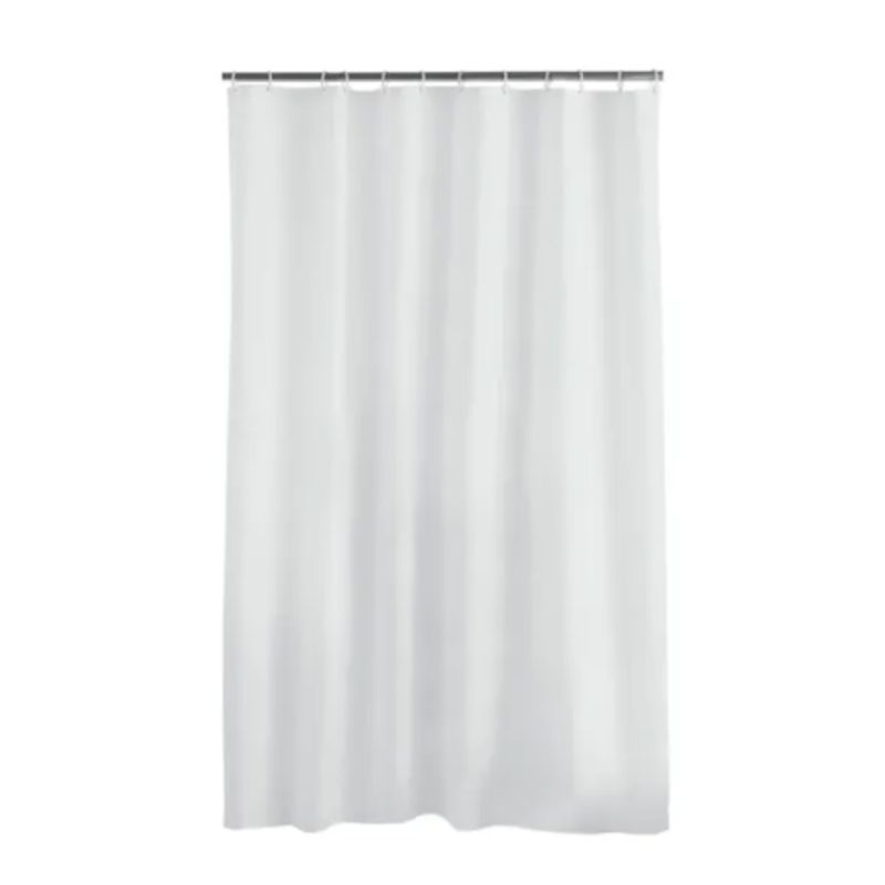 OEM - Cortina Baño Ducha Poliéster 180x180cm Blanco