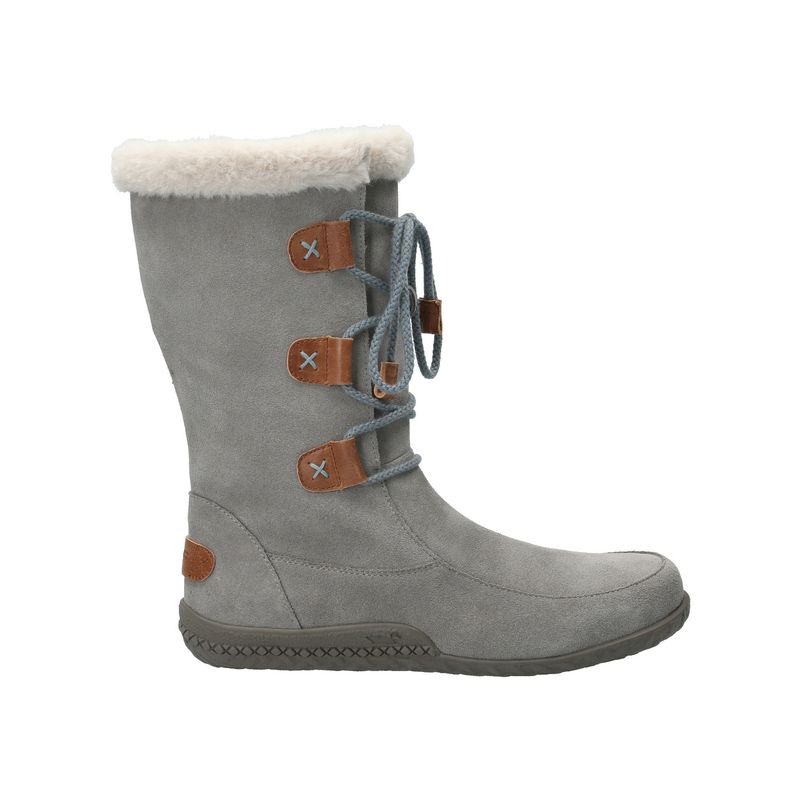 ROCKFORD - Bota Cuero Mujer Telme Gris ROCKFORD