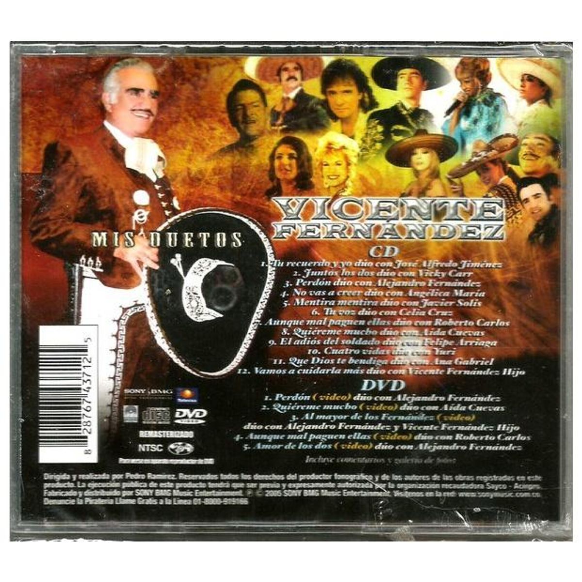 HITWAY MUSIC - VICENTE FERNANDEZ - MIS DUETOS (CD+DVD) - CD HITWAY MUSIC