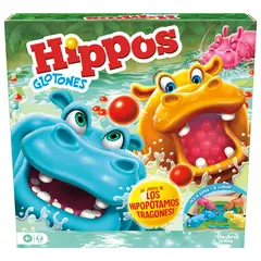 HASBRO - Juego de Mesa Gaming Hippos Glotones
