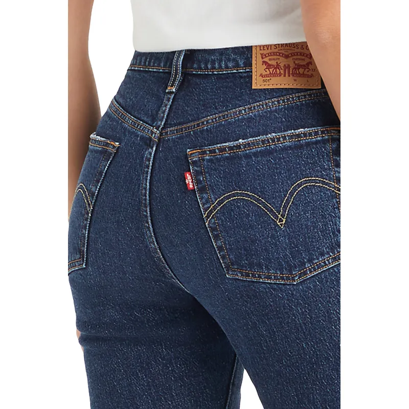 LEVIS Jeans Mujer 501 Original Fit Azul Levis