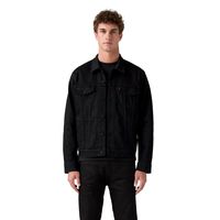 Chaqueta Hombre Regular Fit Trucker Negro