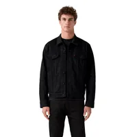 Chaqueta Hombre Regular Fit Trucker Negro