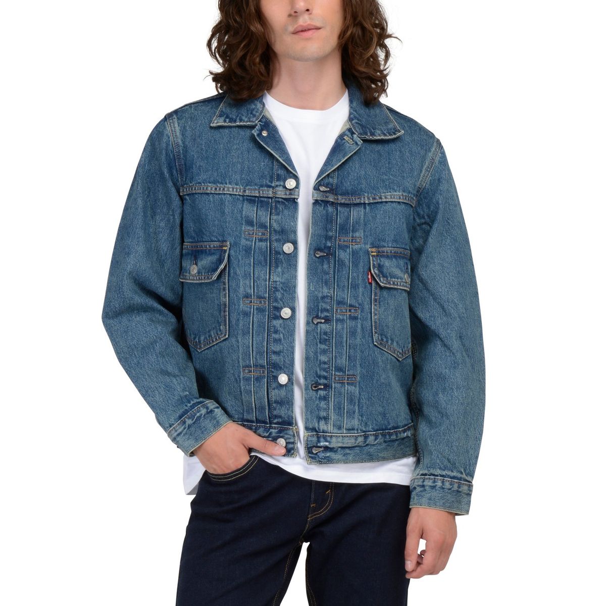 LEVIS - Chaqueta Hombre Relaxed Fit Trucker Azul Levis