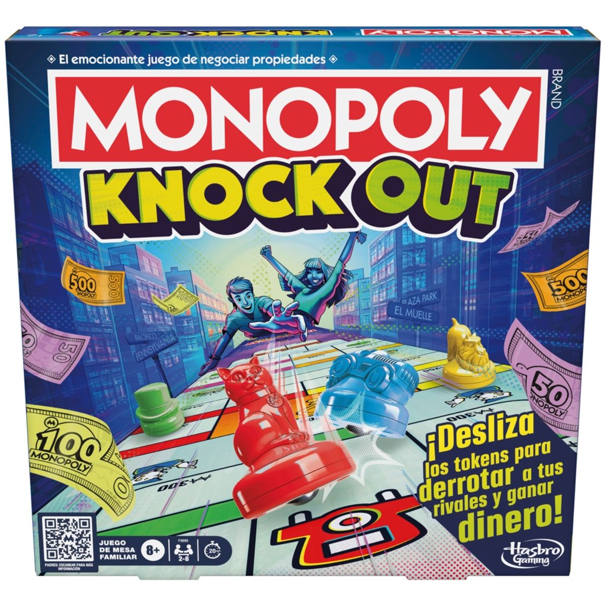 MONOPOLY - Juego de Mesa Monopoly Knockout