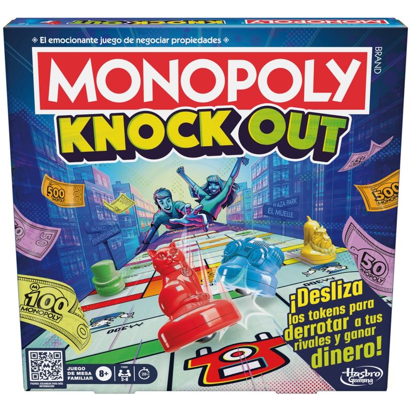 MONOPOLY - Juego de Mesa Monopoly Knockout