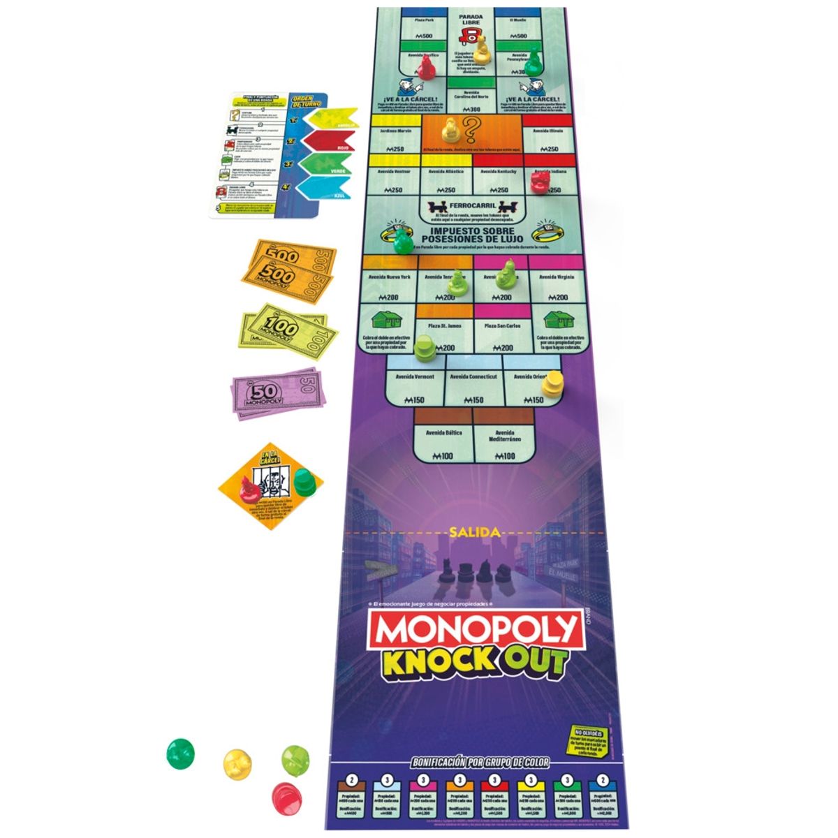 MONOPOLY - Juego de Mesa Monopoly Knockout