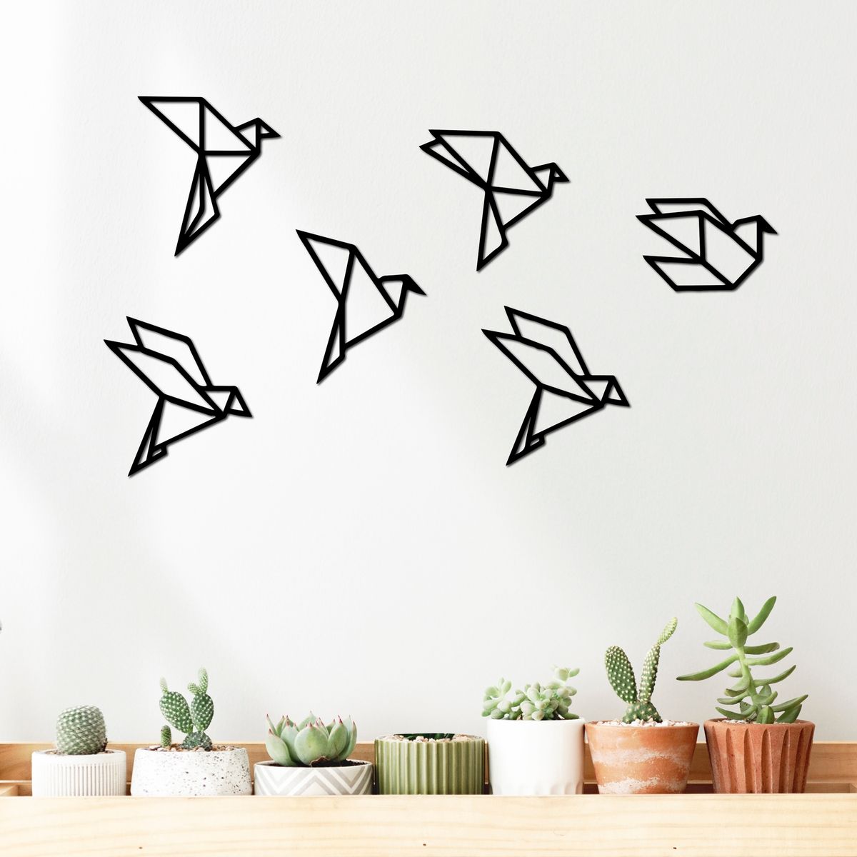 ELAB PROPIA - Decoración Pared 6 Pajaritos - Madera Fun Republic