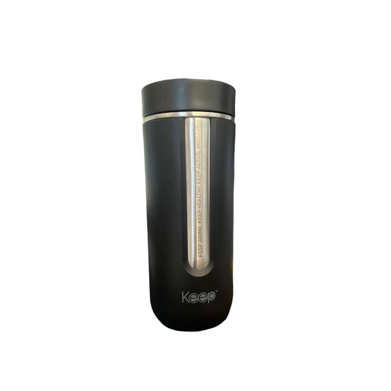 KEEP - Mug Vaso Termico Prime Keep con Boton 540 ML Negro
