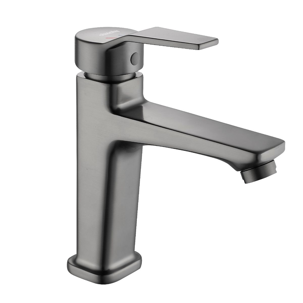 DUSCHY - MONOMANDO LAVAMANOS COMPASS GUN METAL COOLSTART