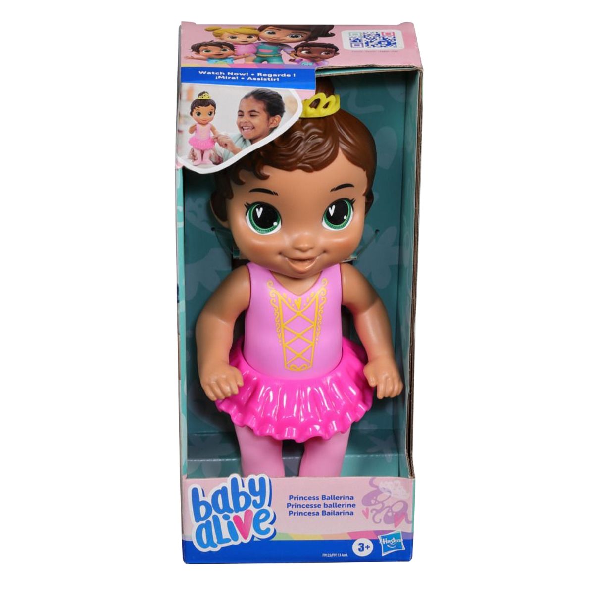 BABY ALIVE - Muñeca Baby Alive Princesa Bailarina Cabello Castaño