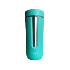 KEEP - Mug Vaso Termico Prime con Boton 540 ML Turquesa