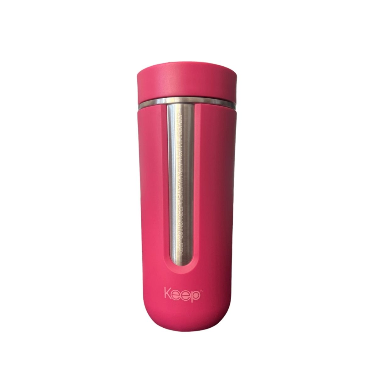 KEEP - Mug Vaso Termico Prime Keep con Boton 540 ML Rosado