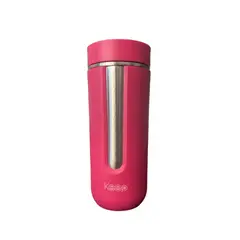 KEEP - Mug Vaso Termico Prime con Boton 540 ML Rosado