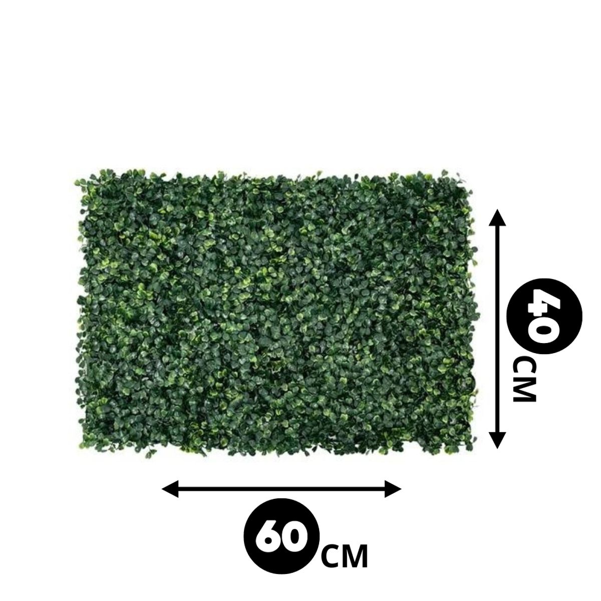 CRUSEC - Pack 10 Pasto Césped Artificial Interior Exterior 40x60 Cm