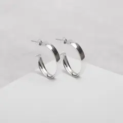 BY LAS CAYETANAS - Aros Argollas HERA en Plata 925