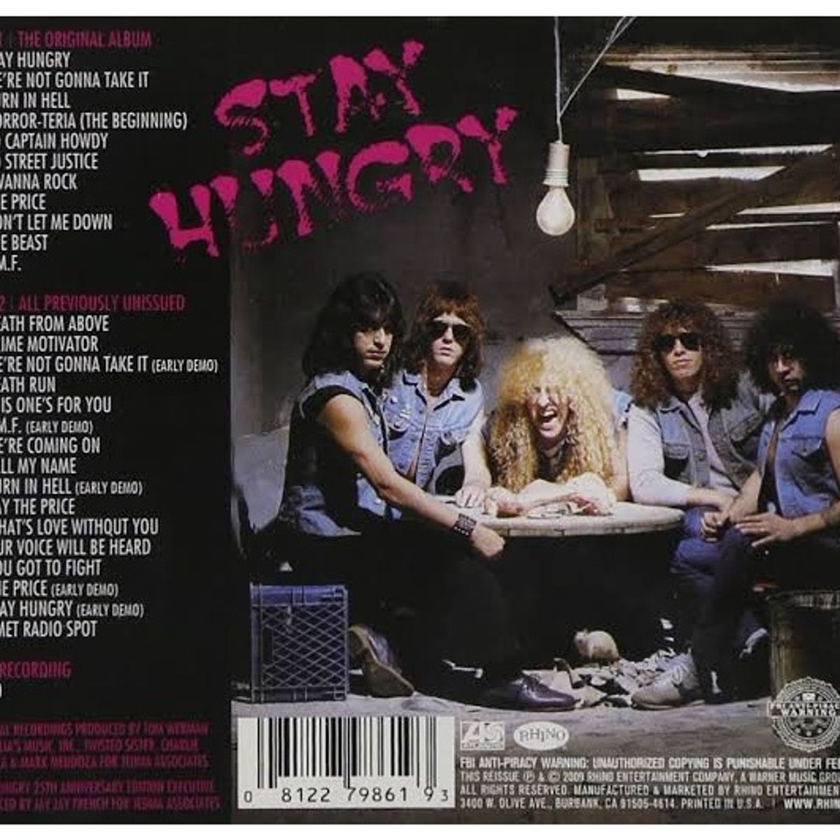 HITWAY MUSIC - TWISTED SISTER-STAY HUNGRY-25TH ANNIVERSARY EDITION 2CD-CD