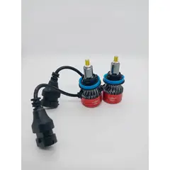 GENERICO - Par Ampolletas turboled H8 H9 H11 Led 360 grados foco lupa