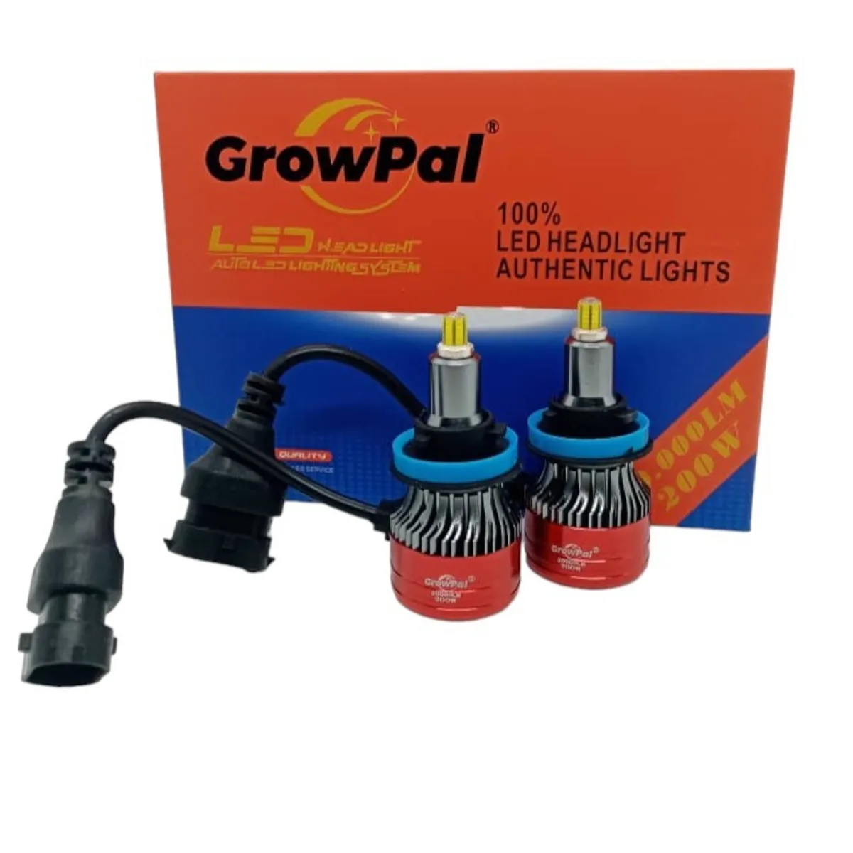 GENERICO - Par Ampolletas turboled H8 H9 H11 Led 360 grados foco lupa