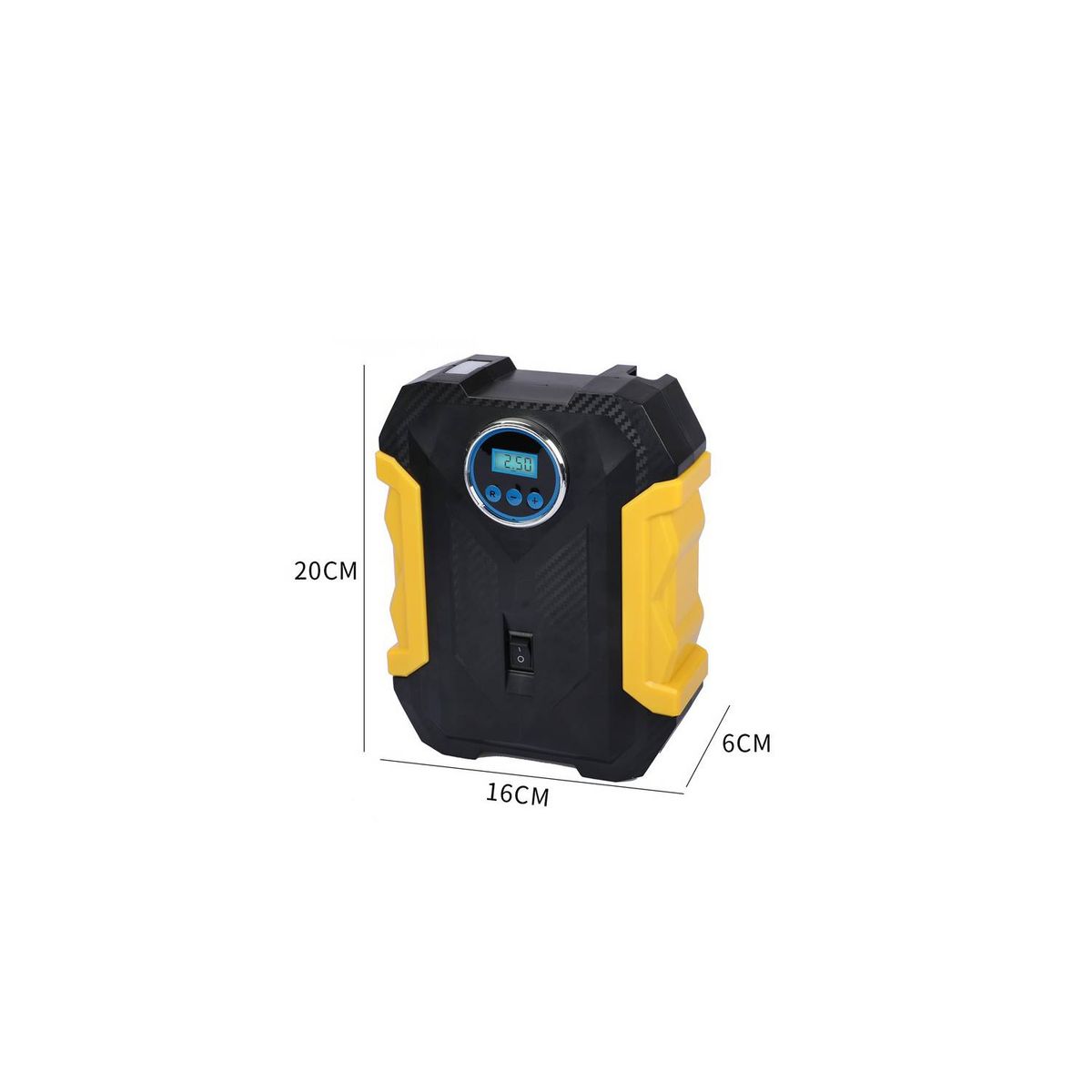 GENERICO - COMPRESOR INFLADOR MULTIFUNCIONAL CARSUN - PORTATIL 12V