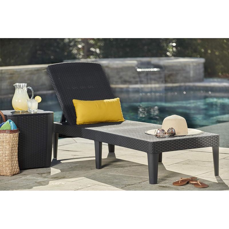 KETER - Reposera reclinable Jaipur gráfito - Keter