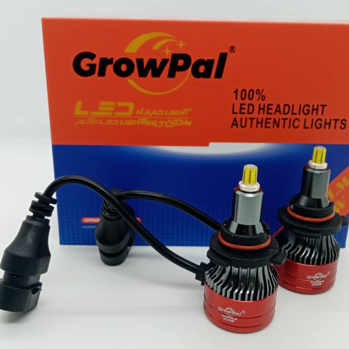 GENERICO - Par Ampolletas turboled 9005 9006 Led 360 grados foco lupa