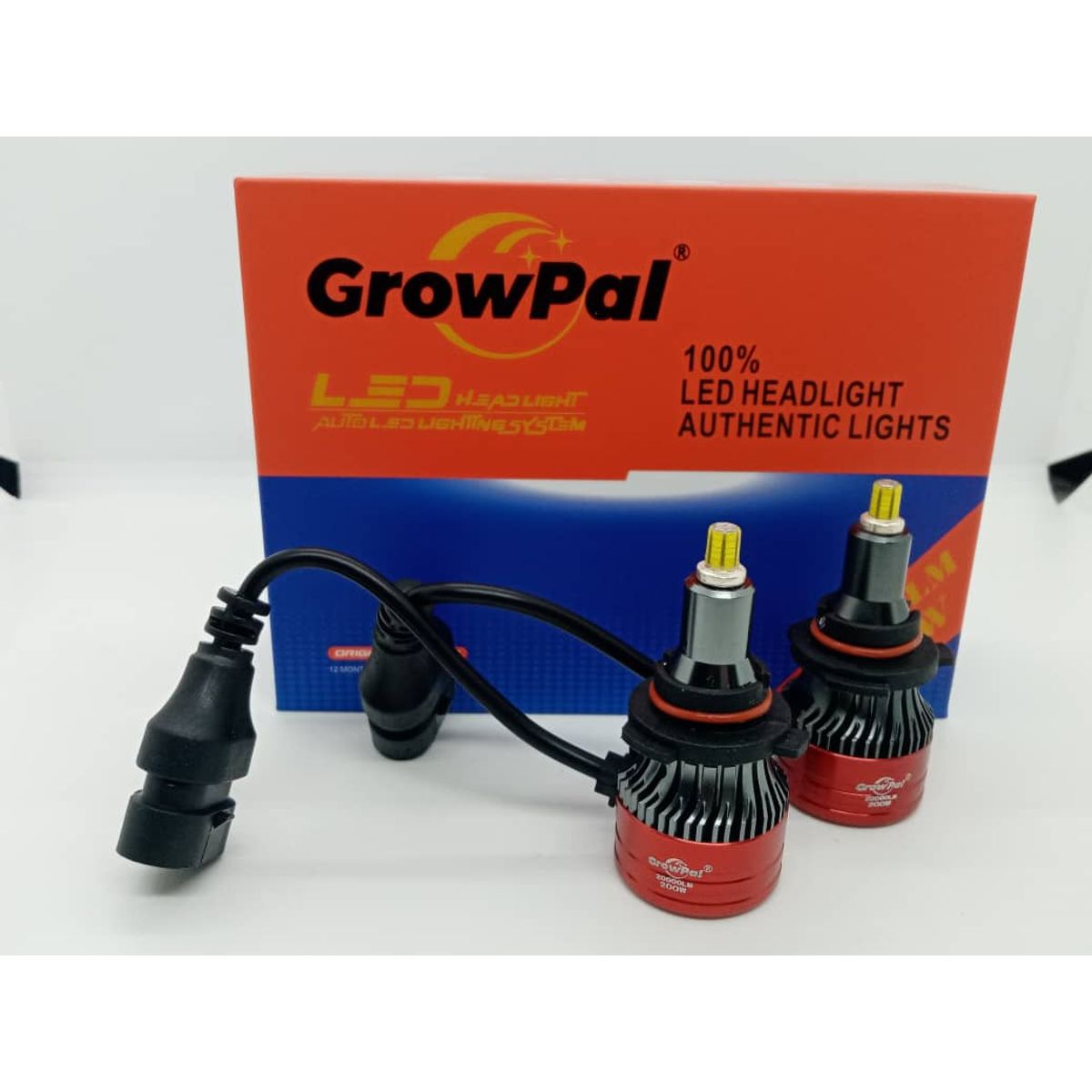 GENERICO - Par Ampolletas turboled 9005 9006 Led 360 grados foco lupa