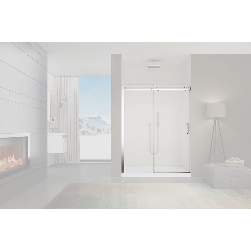 DUSCHY - MAMPARA CORREDERA PREMIUM CIERRE SUAVE 1700X1900 8mm